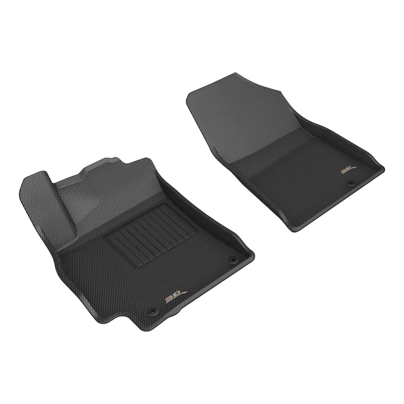 Kia K4 Floor Mats - Front - 3D MAXpider - Kagu - Black - `25-`26